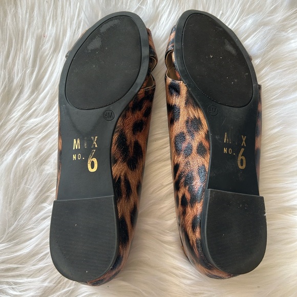 Leopard Print Open Toe Flats Women’s Size 8 - Picture 2 of 4